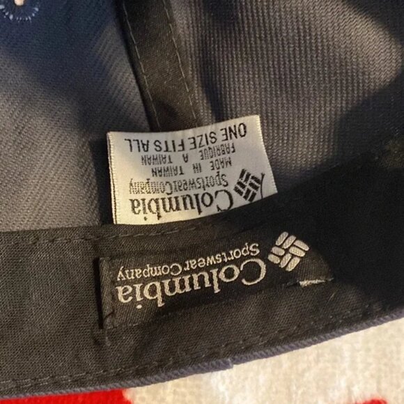 Vintage Columbia Sportswear Hat Gray Strap Back Unisex Adult Cap - Picture 7 of 7